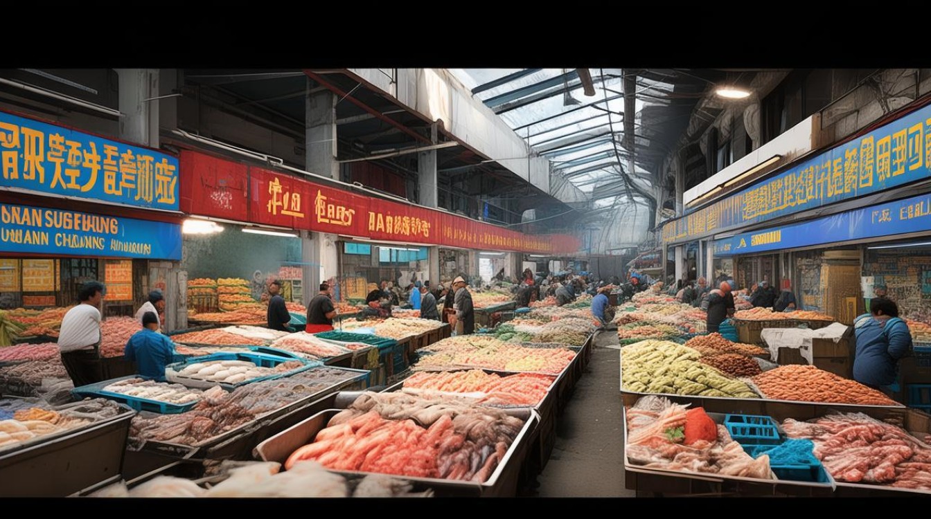 南水产批发市场，无锡苏南水产批发市场-图1