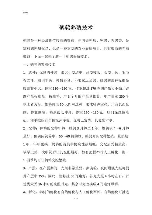 鹌鹑养殖技术技巧和经验有哪些关键要点?-图1 鹌鹑养殖技术技巧和经验有哪些关键要点?-图1