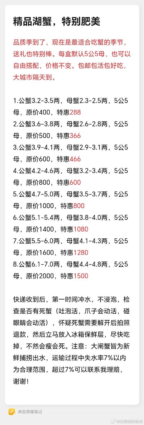 2025年高淳螃蟹价格会涨还是跌?-图1 2025年高淳螃蟹价格会涨还是跌?-图1