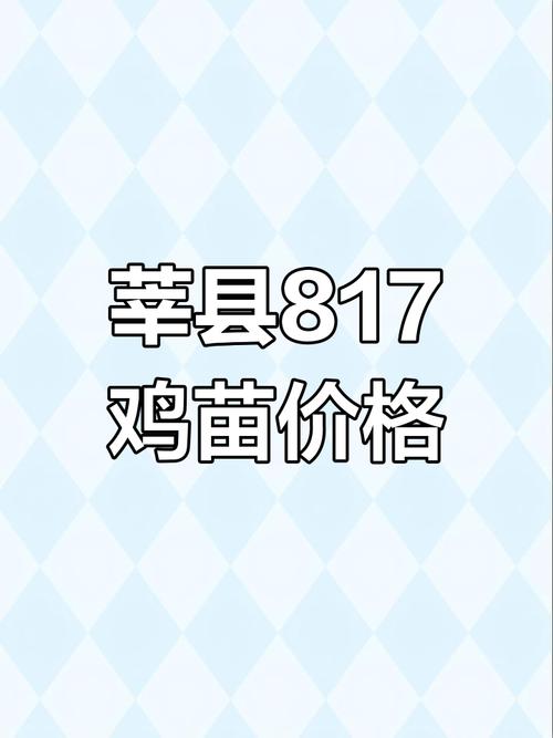 山东817鸡苗今日价格多少?-图1 山东817鸡苗今日价格多少?-图1