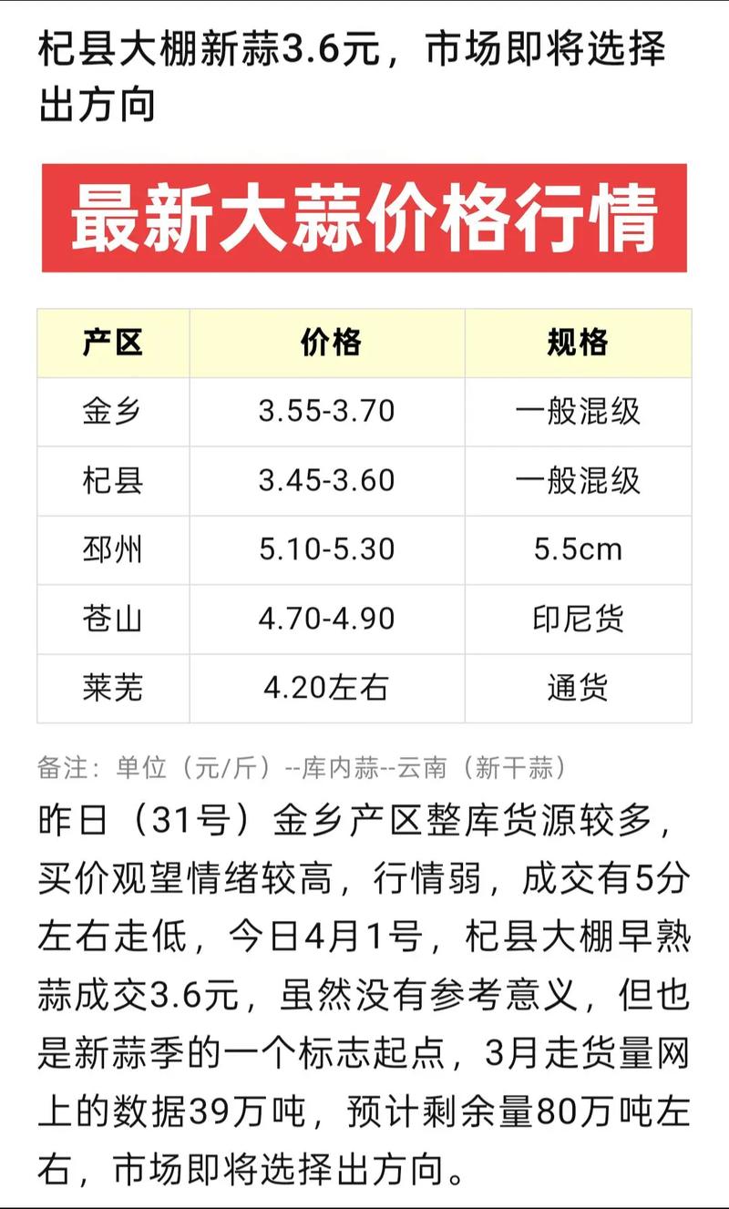 2025年大蒜价格会涨还是跌?哪些因素将主导市场走势?-图1 2025年大蒜价格会涨还是跌?哪些因素将主导市场走势?-图1