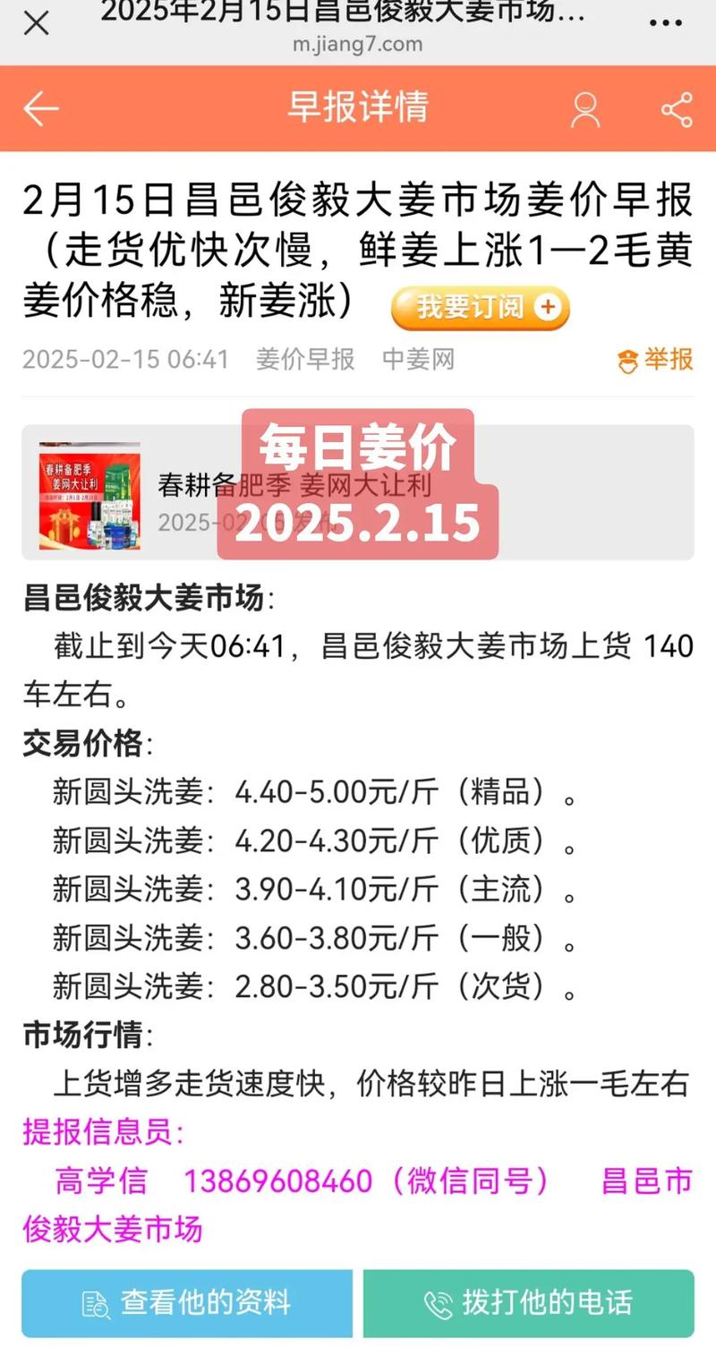 2025生姜价格预测-图1