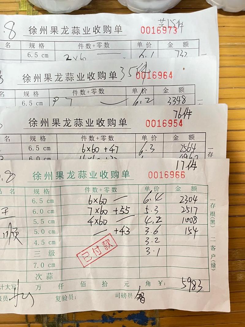 中牟晚蒜价格最新行情-图1