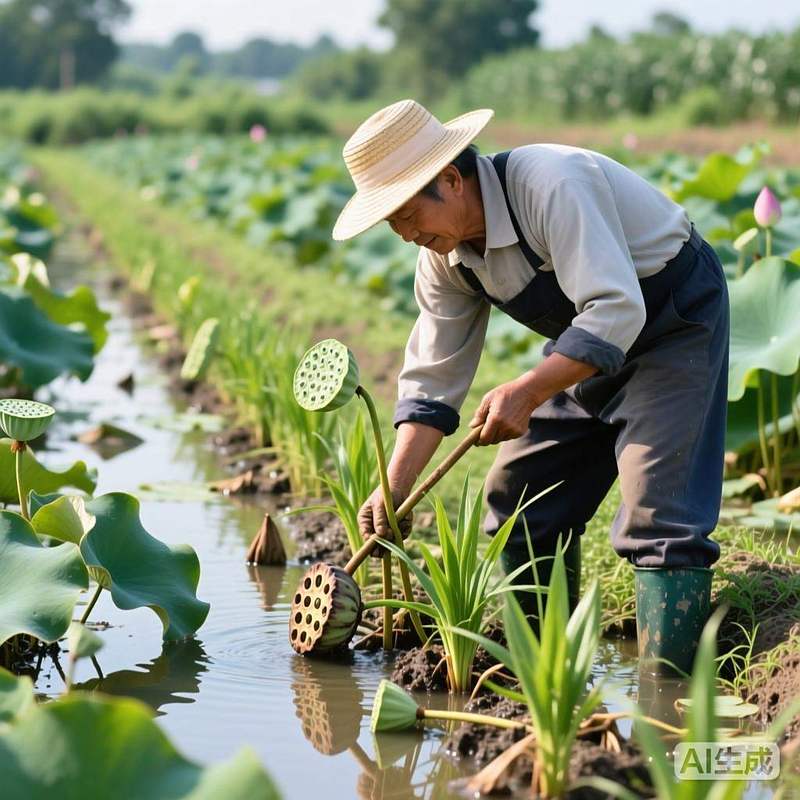 莲藕池子种植技术有哪些关键点？-图3