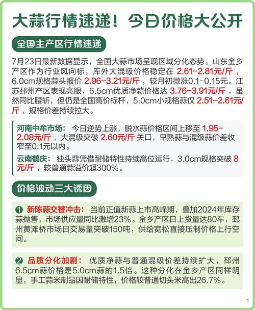 江苏邳州今日大蒜价格多少钱？-图2