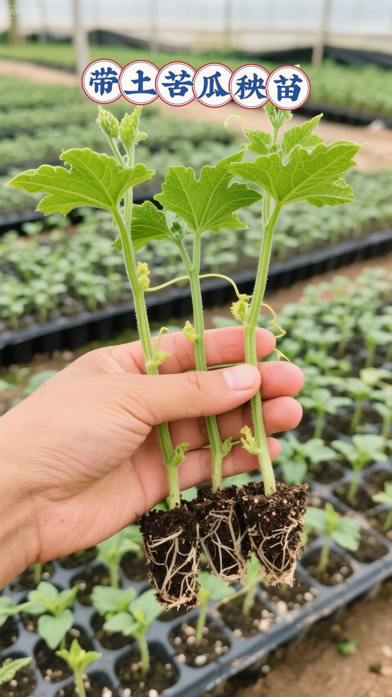 露地苦瓜育苗技术视频，育苗步骤有哪些？-图2