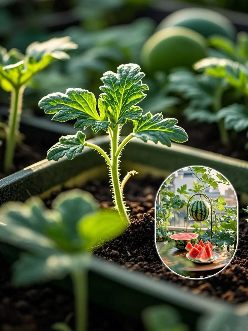 阳台盆栽西瓜怎么种才结果？-图1