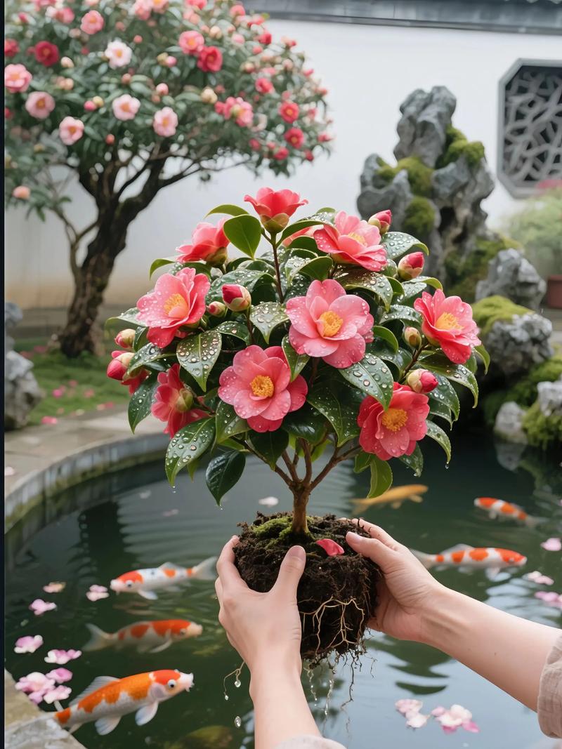 茶花哪个品种适合盆栽-图3