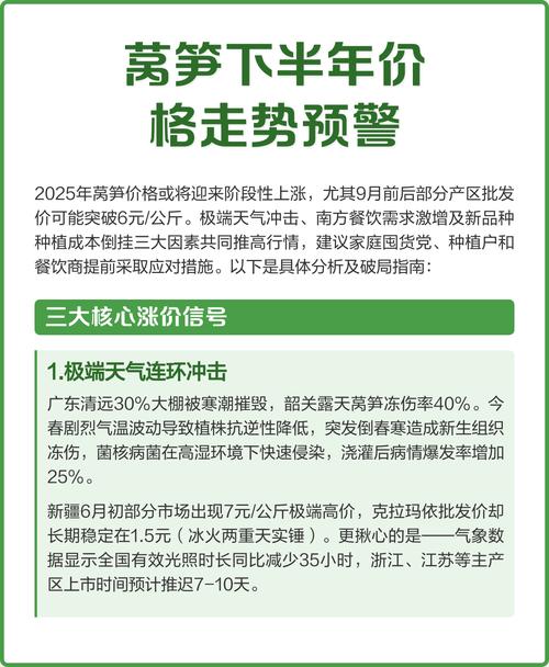 2025年莴笋价格会涨还是跌？-图2