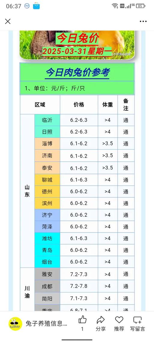临沂獭兔价格最新走势如何？-图2
